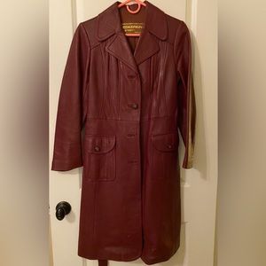 LedaSpain Leather Trench Coat